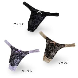 男性用レースショーツTバック スキャンティー ...の詳細画像1