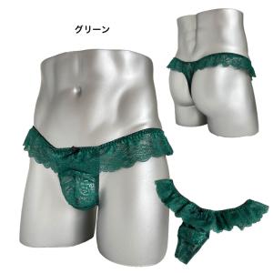 メンズ体型用ショーツ総レース スキャンティー ...の詳細画像3