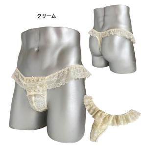 メンズ体型用ショーツ総レース スキャンティー ...の詳細画像5