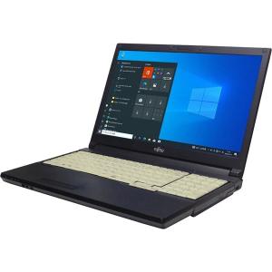 6ヶ月保証 WPS Office 富士通 LIFEBOOK A576/NX ノートパソコン 第6世代 Core i5 Windows10 64bit HDMI テンキー メモリ4GB HDD500GB WiFi A4サイズ 中古 140528｜junkworld-premium