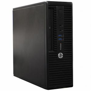 デスクトップパソコン HP Pro Desk 400 G3 SFF 中古 2015年モデル 単体 Windows10 64bit 第6世代 Core i5 メモリ8GB 高速 SSD 1221940｜junkworld-webshop