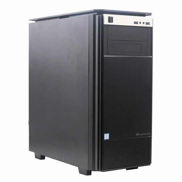 デスクトップパソコン ExComputer WA7J-C190ZT 中古 2018年モデル 単体 W...