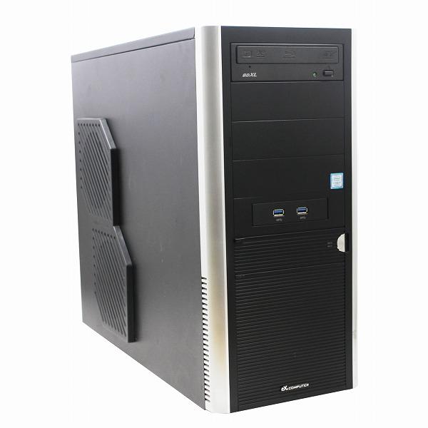 ゲーミング デスクトップパソコン ExComputer RA7J-H92/ZT 中古 2017年モデ...