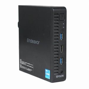 デスクトップパソコン EPSON Endeavor ST150 中古 2020年モデル 超小型デスク 単体 Windows11 64bit Core i3 1115G4 メモリ16GB 高速 SSD 1235439