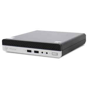 デスクトップパソコン HP ProDesk 400 G4 DM 中古 2017年モデル 超小型デスク 単体 Windows11 64bit 第8世代 Core i3 メモリ8GB 高速 SSD 1243075