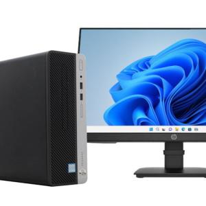 デスクトップパソコン HP ProDesk 400 G6 SFF 中古 2018年モデル 液晶セット 23.8インチワイド HP P24 G4 Windows11 64bit 第9世代 Core i5 メモリ16GB 高速 SSD