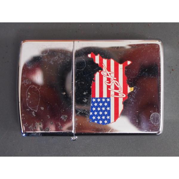 中古 ジッポー ZIPPO 1993年式 United States of America 星条旗 ...