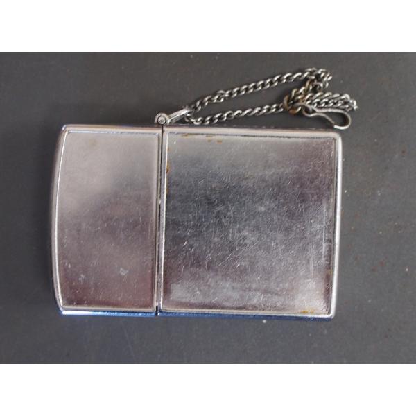 中古 ジッポー ZIPPO BUIKTONS チェーン付 オイルライター ケースエンブレム SHAR...