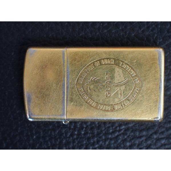 レア物 定番 ジッポー ZIPPO 1997年式 スリムケース グアム GUAM 刻印 ケース: X...