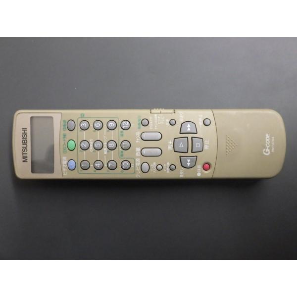 中古 MITSUBISHI 三菱電機 VHS デッキ G-CODE ビデオデッキ テレビ TV リモ...