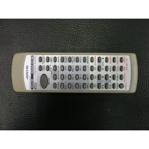 中古 シャープ SHARP オーディオ コンポ MD CD リモコン 型番: RRMCG0040SJ...