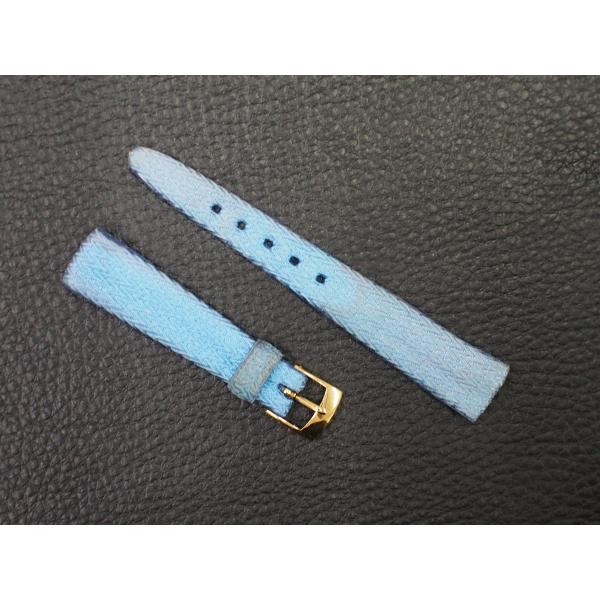 未使用 アンティーク デッドストック SMART スマート ファブリックベルト 水色 メンズ ラグ幅...