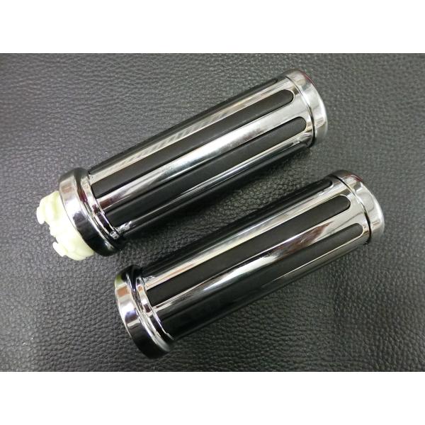 未使用 ハーレー純正タイプ ハンドグリップ ステルス 左右 ダイナ ソルテイル XL XR 管理No...