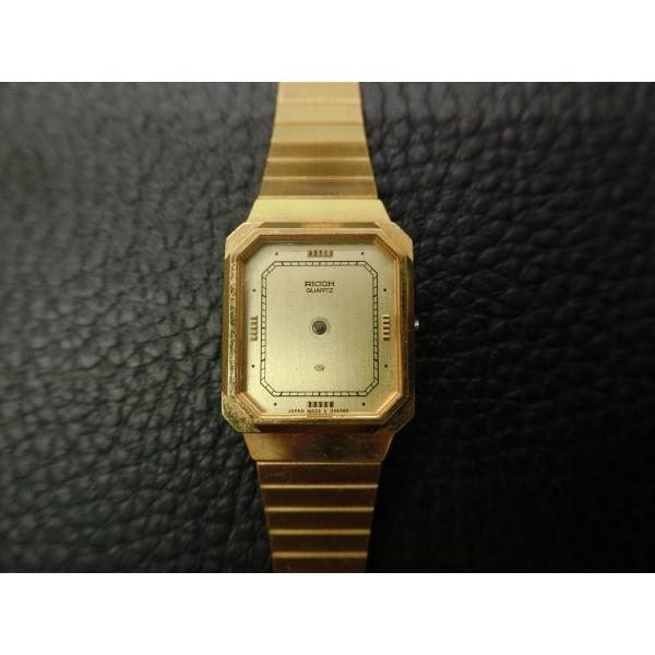 リコー RICOH アナログ時計 クォーツ 腕時計 型式: KK-056086 針無 竜頭無 ジャン...