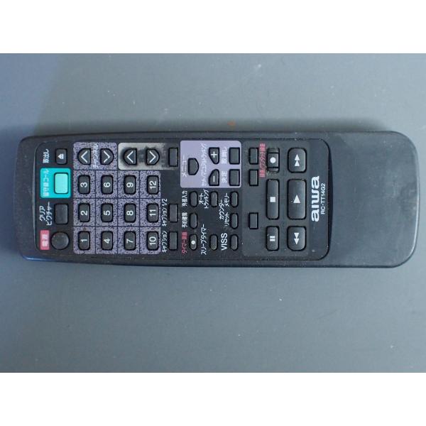 中古 アイワ AIWA オーディオ システムコンポ CDデッキ コンポ リモコン 型番: RC-TT...