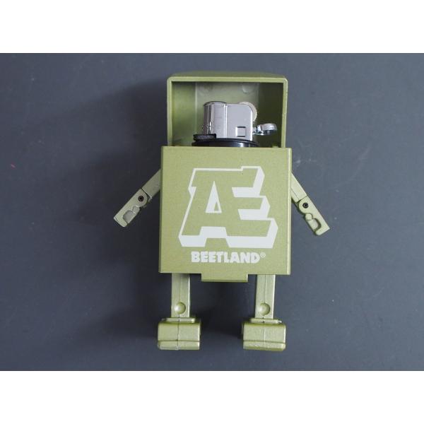 中古 ゴールドライタン模倣品 ジッポーに飽きた方にもお勧め 変形型 オイルライター BEETLAND...