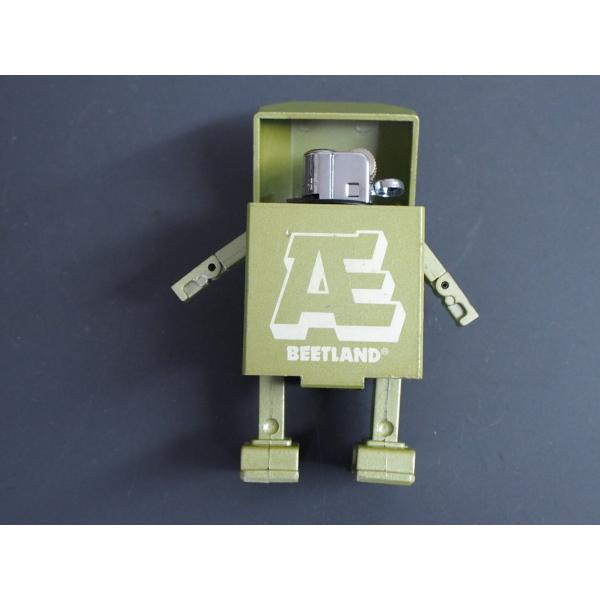 中古 ゴールドライタン模倣品 ジッポーに飽きた方にもお勧め 変形型 オイルライター BEETLAND...