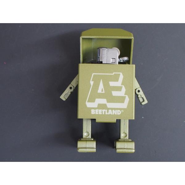 中古 ゴールドライタン模倣品 ジッポーに飽きた方にもお勧め 変形型 オイルライター BEETLAND...