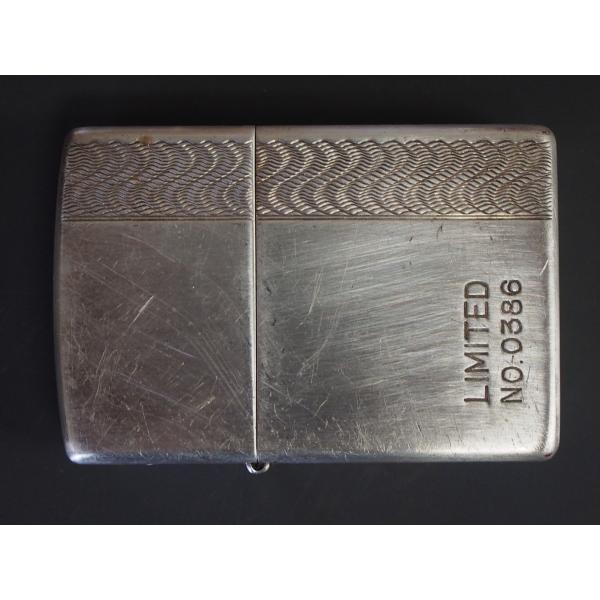 中古 絶妙なヤレ具合 限定版 シルバーカラー ジッポー ZIPPO 2000年式 ケース XVIのA...