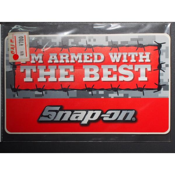 デッドストック 当時物 日本正規品 スナップオン Snap-on tools I&apos;M ARMED W...