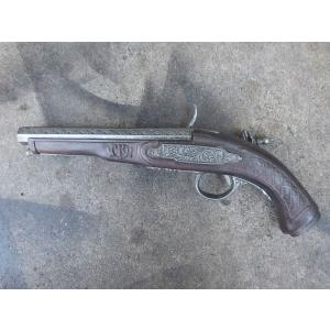 コスプレ パイレーツ フリントロック式 古式銃 ピストル 18世紀 復刻銃 モデルガン 銃砲部: 亜鉛合金 金属製 管理No.9213
