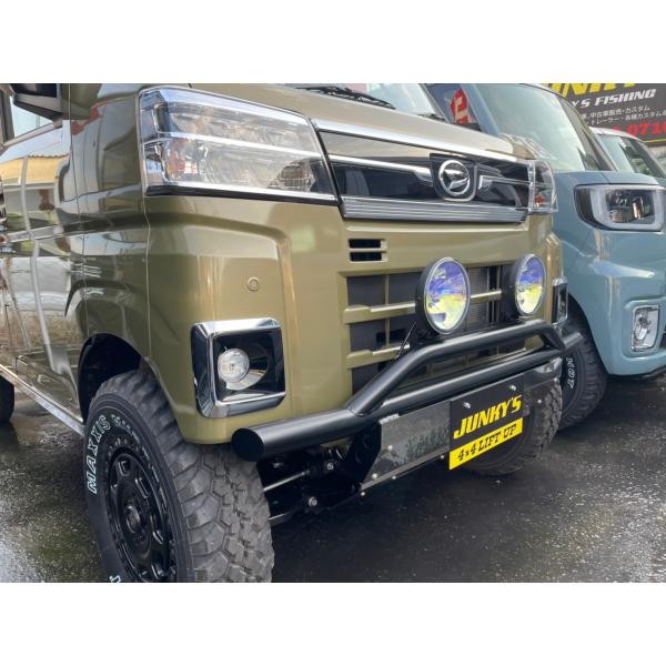 フロントバンパーガードType3/フォグランプバージョン/パイプバンパー/アトレー/ハイゼットカーゴ...