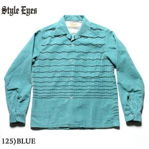 No.SE27990 STYLE EYES スタイルアイズCORDUROY SPORTS SHIRT“ZIGZAG STRIPES”｜junkyspecial