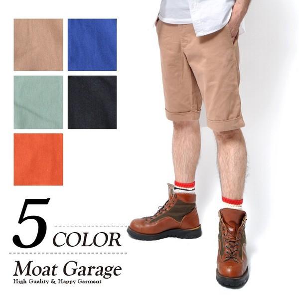 ショーツ ストレッチ チノ 短パン シンプル アメカジ 1428