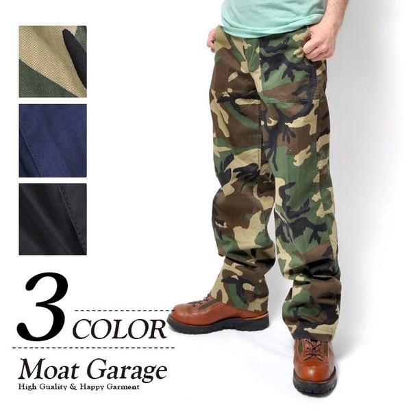 ゆったり カーゴパンツ 太み