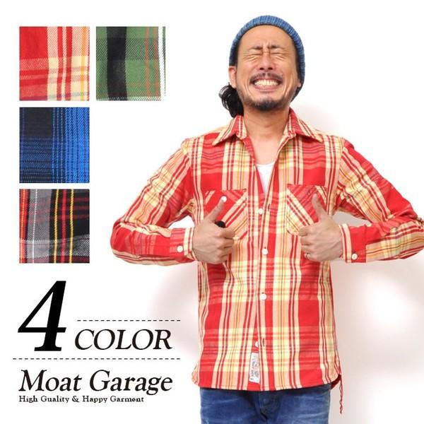 ネルシャツ チャック ビエラ 定番 丈夫 40233