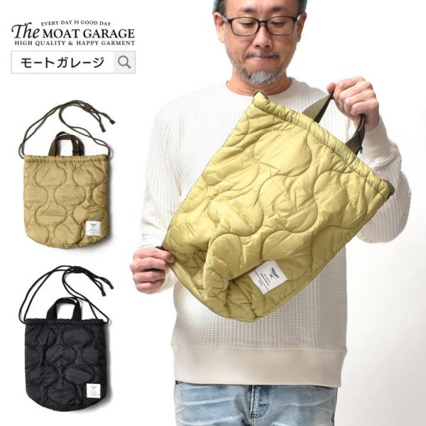 肩掛け 巾着 バッグ 大きいサイズ ミリタリー アメカジ 無地 シンプル 春 秋 冬 30代 40代...