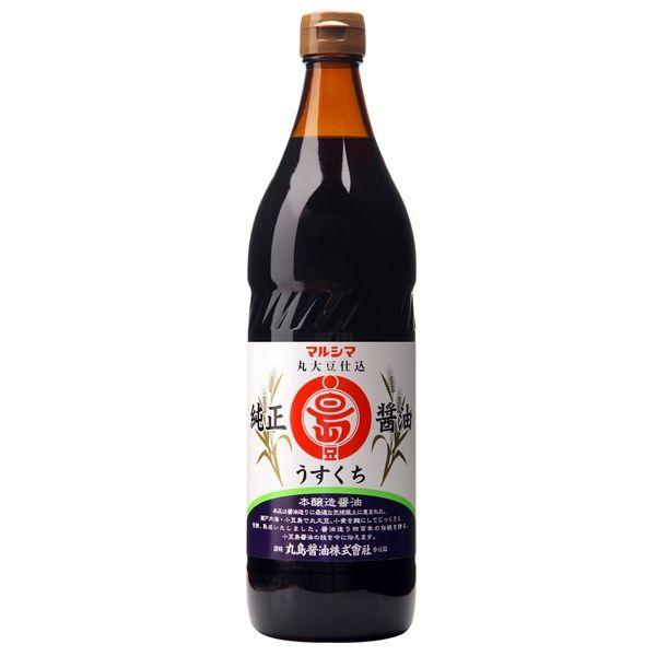 しょう油 醤油 マルシマ 丸島醤油 純正醤油淡口 ビン 900ml