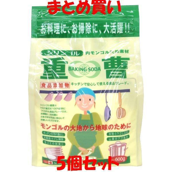 木曽路物産 内モンゴル 重曹 600g×5個セット まとめ買い