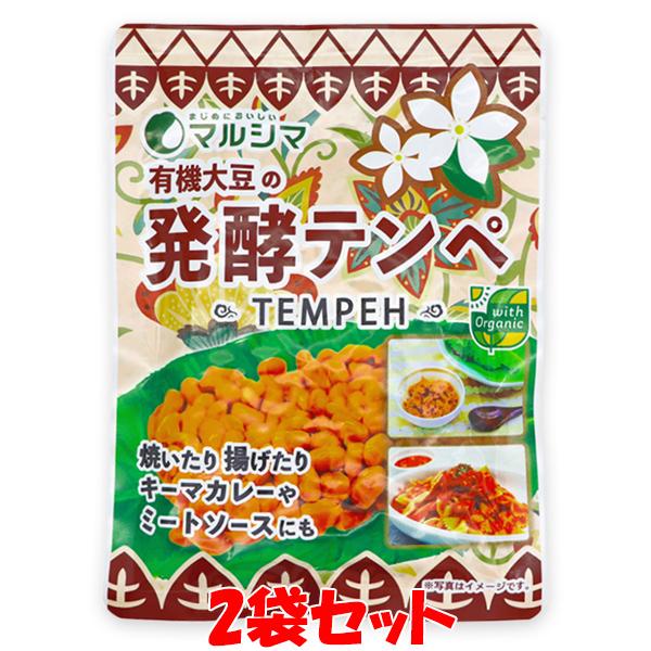 マルシマ 有機大豆の発酵テンペ テンペ オーガニック 100g×2袋セット ゆうパケット送料無料 ※...