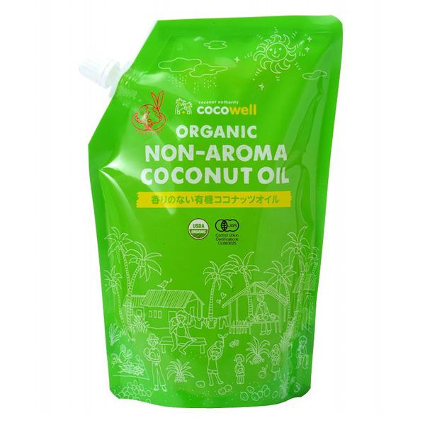 ココウェル 香りのない有機ココナッツオイル 460g(500ml)