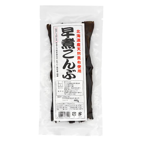 マルシマ 早煮こんぶ 国産 北海道産 おでん 昆布巻 佃煮 袋入 17g