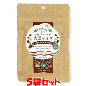 マルシマ 大豆チョコ 40g×5袋セット ゆうパケット  代引 包装不可