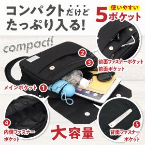 ショルダーバッグ メンズ レディース 斜めがけ...の詳細画像3