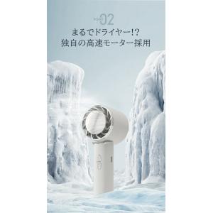 冷却ハンディファン 夏用 卓上扇風機 小型 携...の詳細画像4