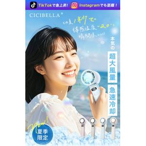 シシベラ 高速冷却ハンディファン ミニ扇風機 ...の詳細画像1