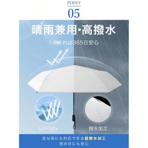 シシベラ ワンタッチ 日傘 折りたたみ 完全遮...の詳細画像2