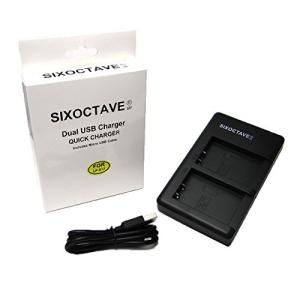 超軽量薄型 USBチャージャー LP-E17 急速互換デュアル充電器カメラ SIXOCTAVE