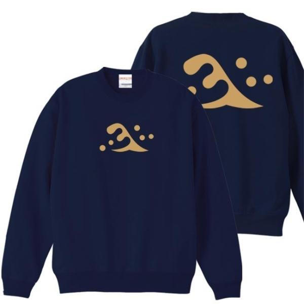 戦国武将 トレーナー 今川義元 ネイビー 3L XXL 家紋 赤鳥 プリント色 キャメル