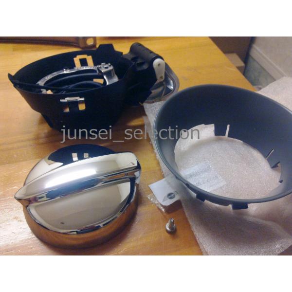 BMW MINI純正 R50 クローム フューエルフィラーキャップ 後付セット ONE COOPER...