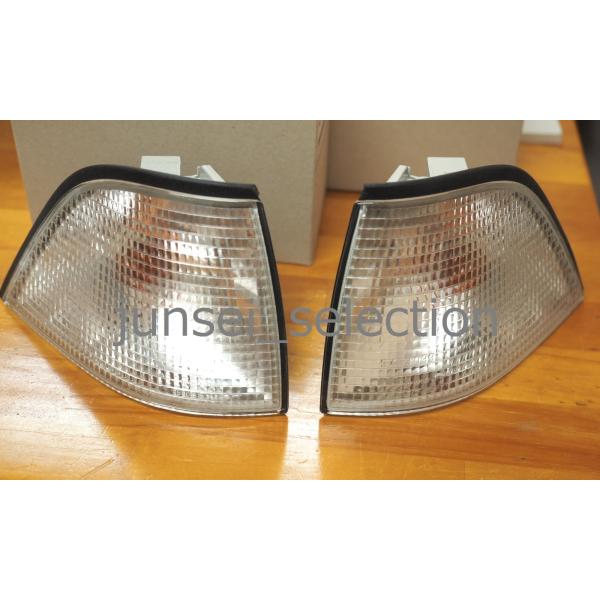 BMW純正 E36 クーペ / カブリオレ フロント ホワイトフラッシャー 左右セット 318is ...