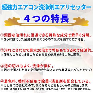 エアコン洗浄剤 エアリセッター 1kg 高濃度...の詳細画像5