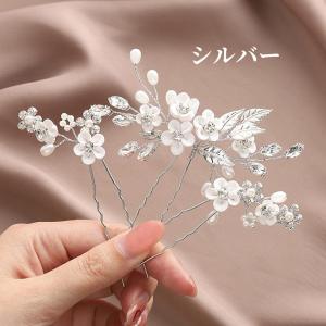 髪飾り 3点セット ヘアピン かんざし パール...の詳細画像2