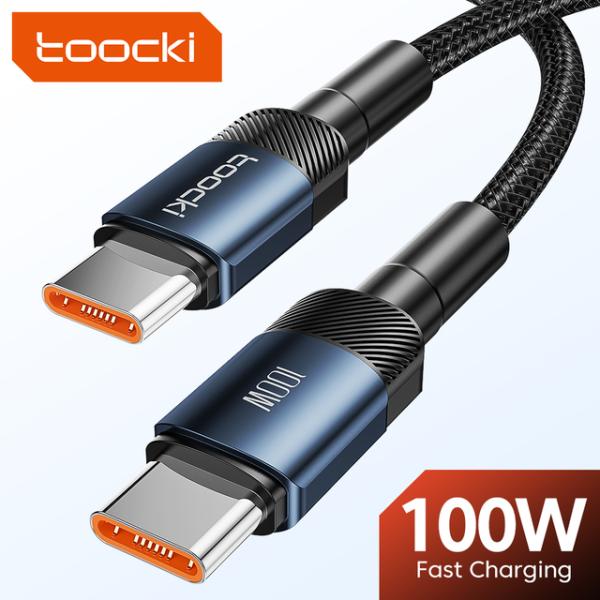 Toocki-USBType-C 5A急速充電ケーブル,100/66W,Samsung S20 S9...