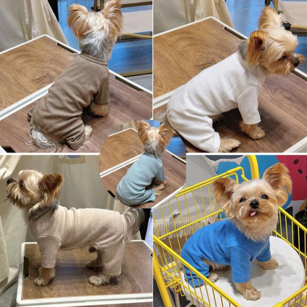 犬用の純綿のパジャマ,5色,小,中の犬用