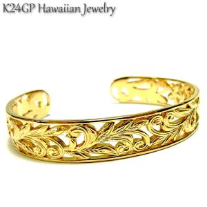 ハワイアンジュエリー バングル K24gp  24kgp K24gp  K24